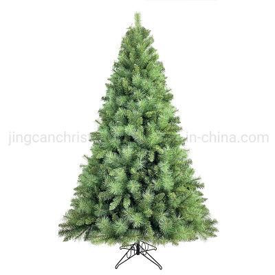 7FT Green Pine Needle Mixed Pointed PVC Christmas Tree