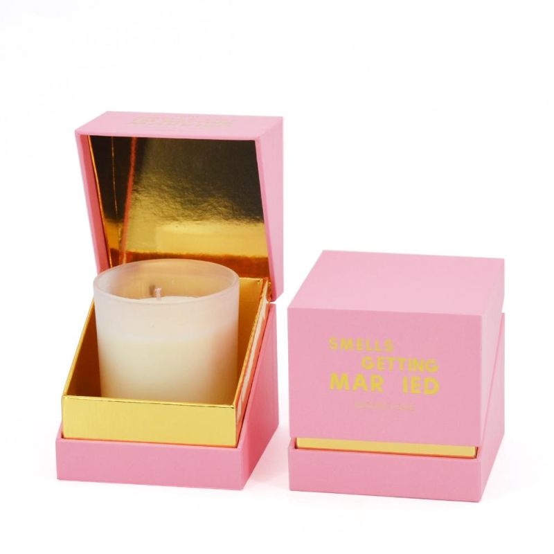 Luxury Custom Logo Round Paper Packaging Candle Box