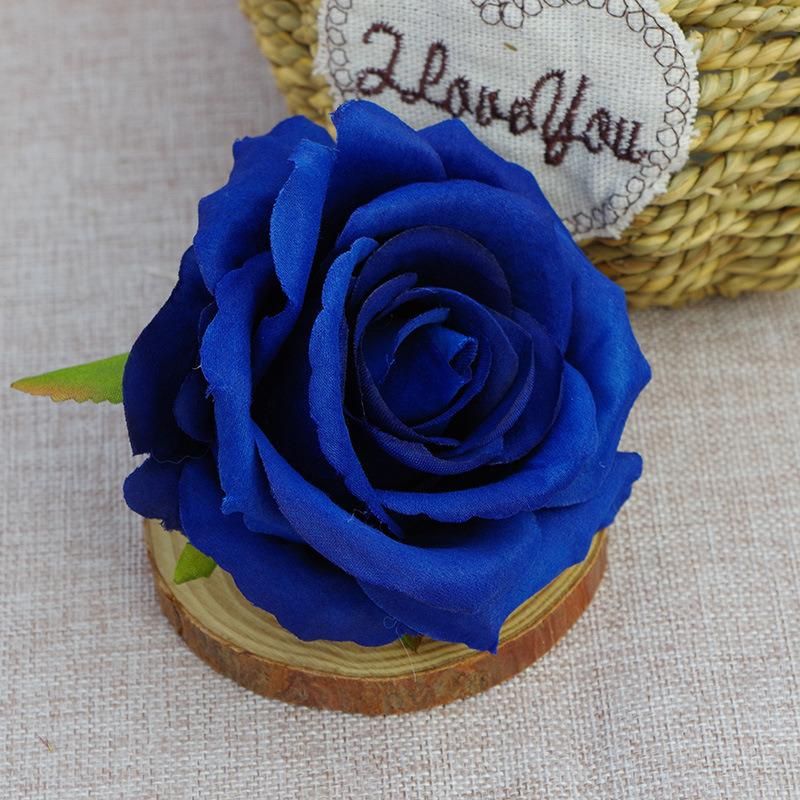 New Arrival Colorful Artificial Flower Heads Wholesale Artificial Flower Rose Flower for Wedding Decoration