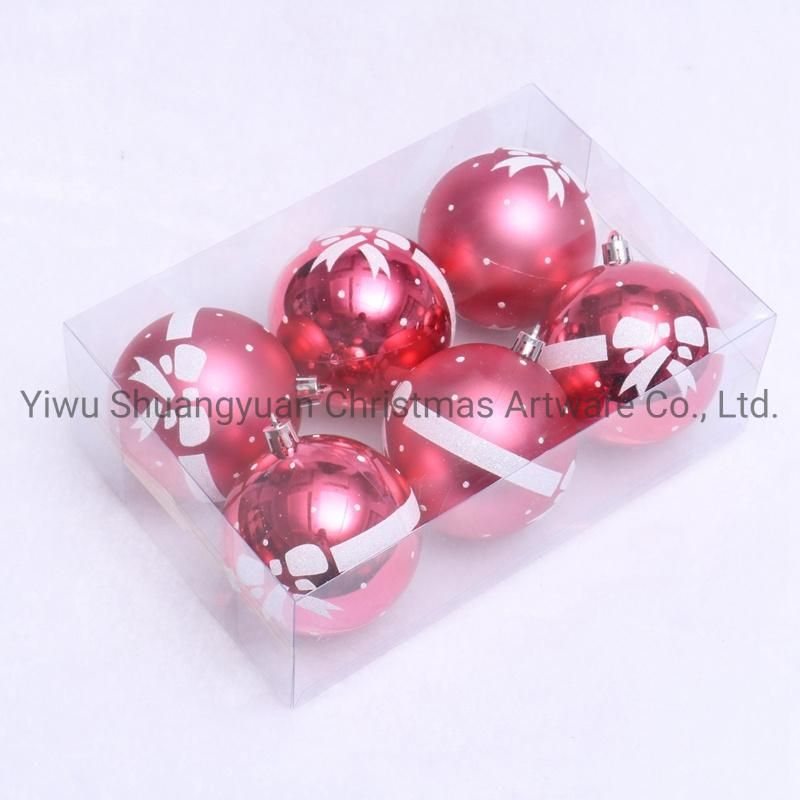 New Design High Sales Christmas Ball for Holiday Wedding Party Decoration Supplies Hook Ornament Craft Gifts