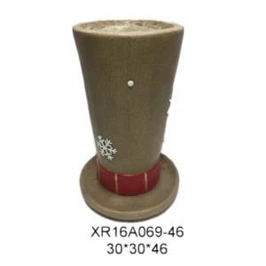 Polyresin /Resin Craft Christmas Hat Holder/Flower Pot