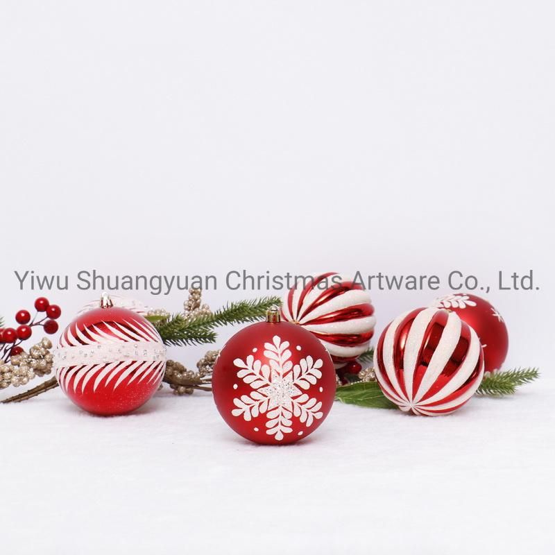 New Design Christmas Ball for Holiday Wedding Party Decoration Supplies Hook Ornament Craft Gifts