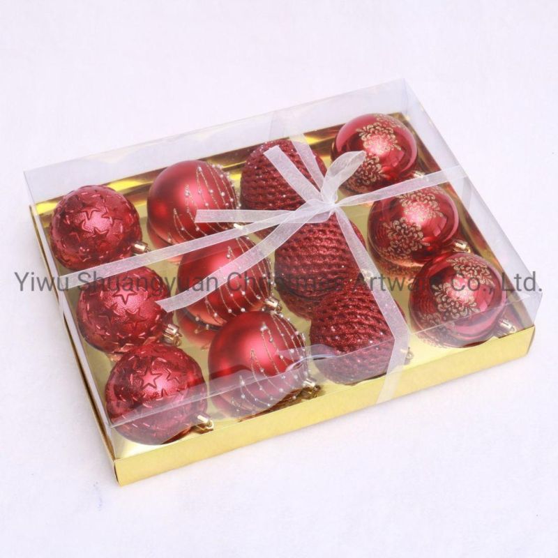 New Design High Sales Christmas Ball for Holiday Wedding Party Decoration Supplies Hook