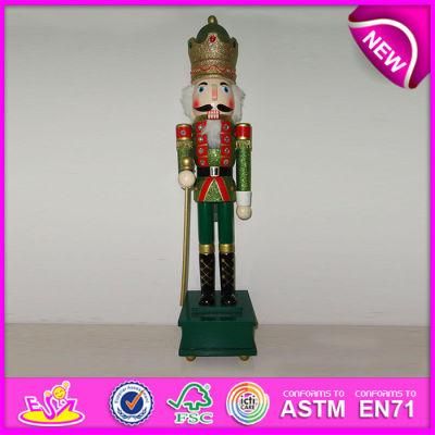 Hot New Product for 2015 Wooden Soldier Nutcracker, Wooden Toy Nutcracker Toy, Luxury Christmas Gift Nutcracker Toy W02A015