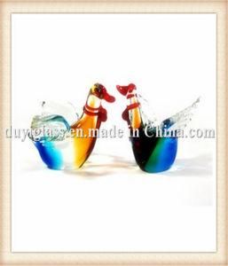 Animal Duck Glass Craft for Home Display