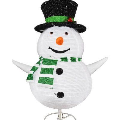 Wholesale Christmas Decoration Lighting Snowman Foldable Lights