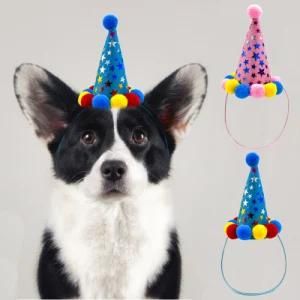 Pet Cats and Dogs Birthday Party Hat Festival Decoration Headdress