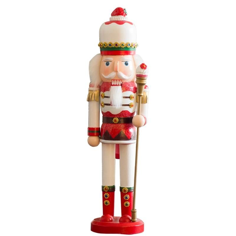 2022 Hot Sale Wooden Deco Table-Top Nutcracker Holiday Home Ornament