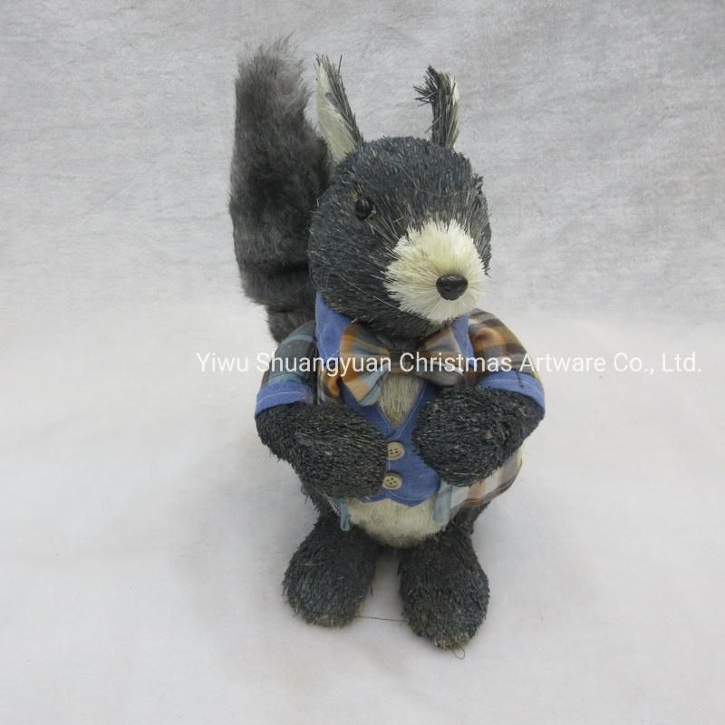 New Coming Decoration Baby Squirrel and Mother Squirrel for Christmas Ornaments
