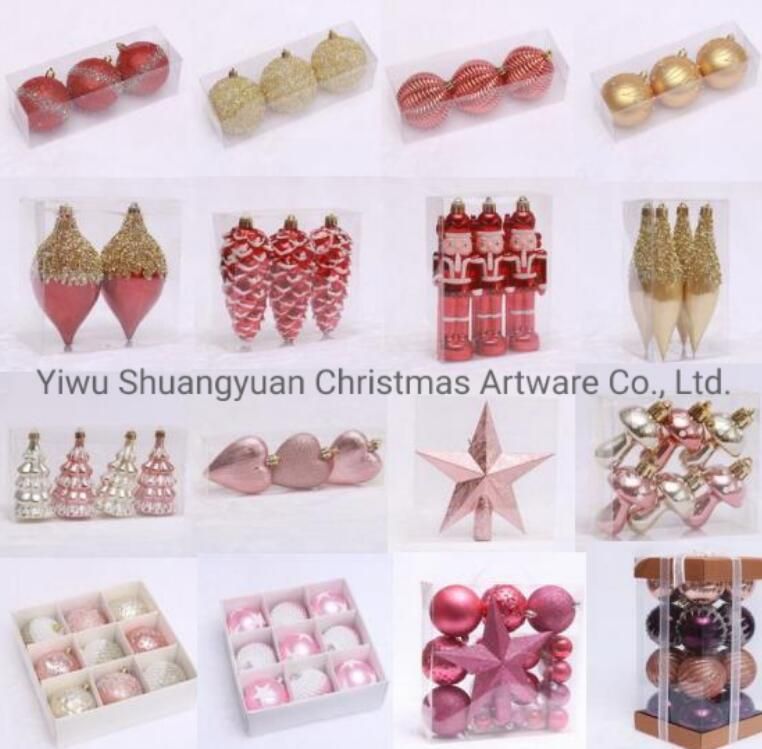 2021 Vendor Customized Christmas Balls Tree Ornament Christmas Decorations Electroplated Plastic Christmas Ball