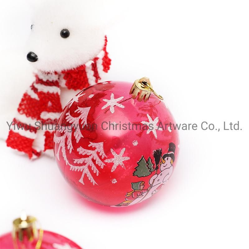 2020 New Design High Sales Christmas Shiny Painted Ball for Holiday Wedding Party Decoration Supplies Hook Ornament Craft Gifts