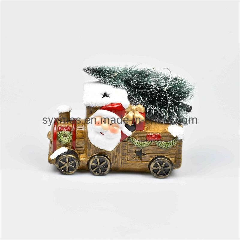 Ceramic Car Design Christmas Home Decoration