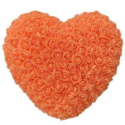 Amazon Hot Sell PE Rose Heart Shape Gifts Valentine Mothers Day Foam Rose Heart