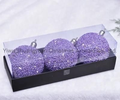 New Design Christmas Ball for Holiday Wedding Party Decoration Supplies Hook Ornament Craft Gifts