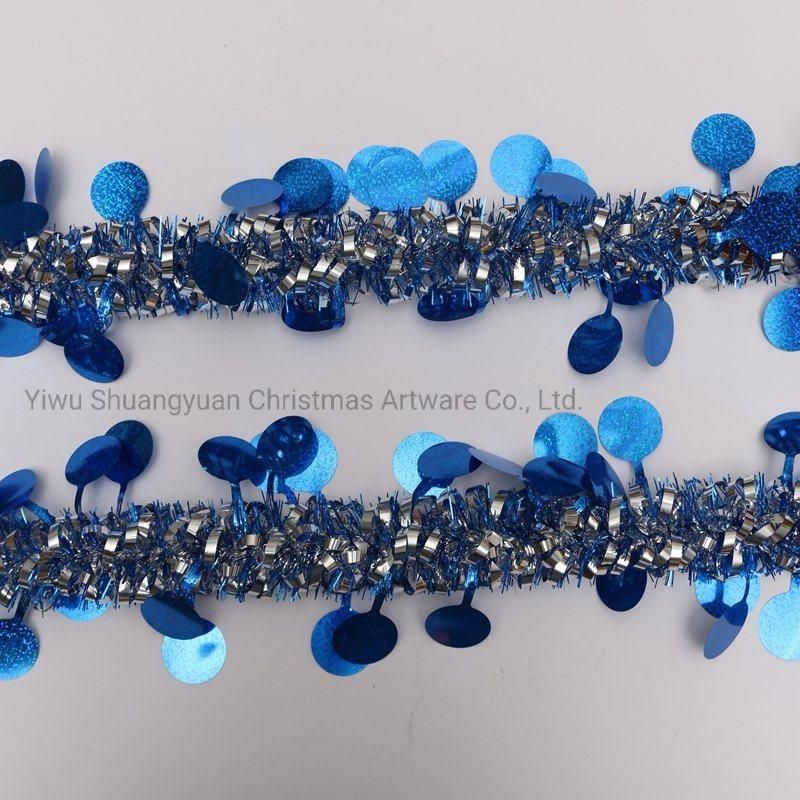High Quality Density Rose Red 14*200cm Pet Tinsel