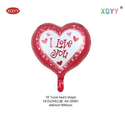 Heart Shaped Balloon Valentine&prime; S Day Collection Balloon