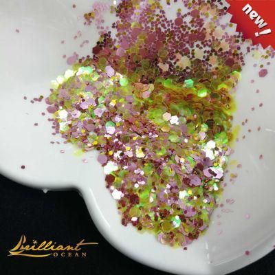 Mixed Chunky Color Glitter Powder for Decorations