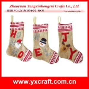 Christmas Decoration (ZY15Y230-1-2-3) Christmas Bag Stocking Product Packaging