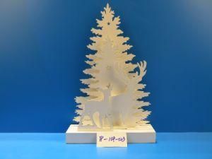 Wood Natural Christmas Tree Wood Crafts for Decor