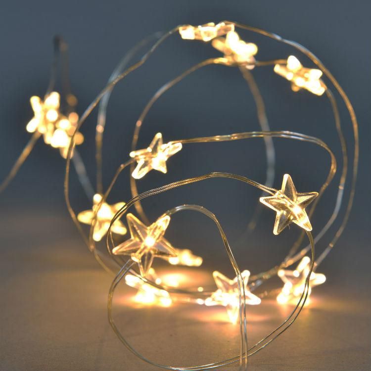 Indoor Star Fairy String Lights for Christmas or Party