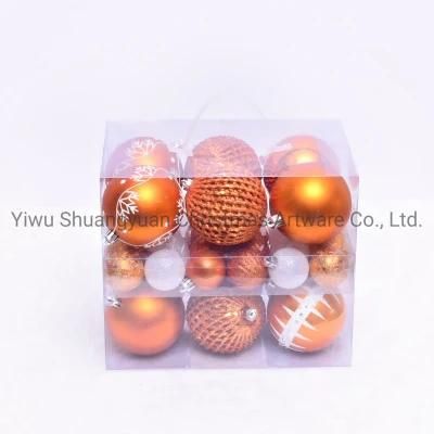New Design Christmas Ball for Holiday Wedding Party Decoration Supplies Hook Ornament Craft Gifts