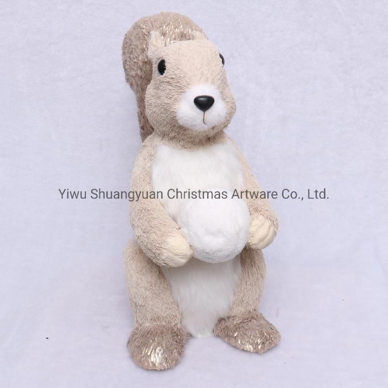 Christmas Bears Playing Balls Home Desk Squirrel Ornaments