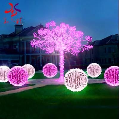 Hot Selling Christmas Motif Holiday Decoration LED Ball Arch Decoration