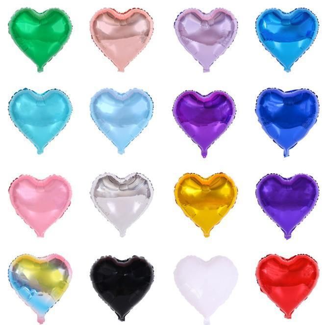 Wedding Birthday Party Decoration Love Heart Shape Aluminum Foil Balloon