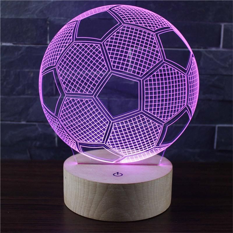 Christmas Gifts 3D LED Lamp Night Light Christmas Home Decorations