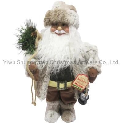 24&prime;&prime; Christmas Electric Santa Claus Christmas Dolls Santa Claus Toys Xmas Figurines Christmas Gift