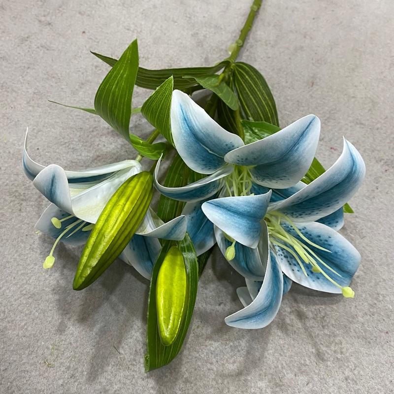 Good Selling Hot Fashion Decorative Handmade Artificial Flowers Artificial Lily Flower