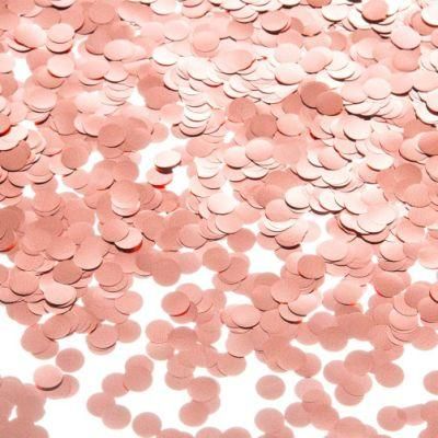 Rose-Gold Metallic Glitter Foil Confetti 8mm Round Sequins Wedding Decoration Festival Party Supplies Christmas Party Favors
