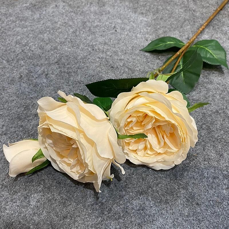 High Quality Artificial Austin Rose Flower for Wedding Decoration