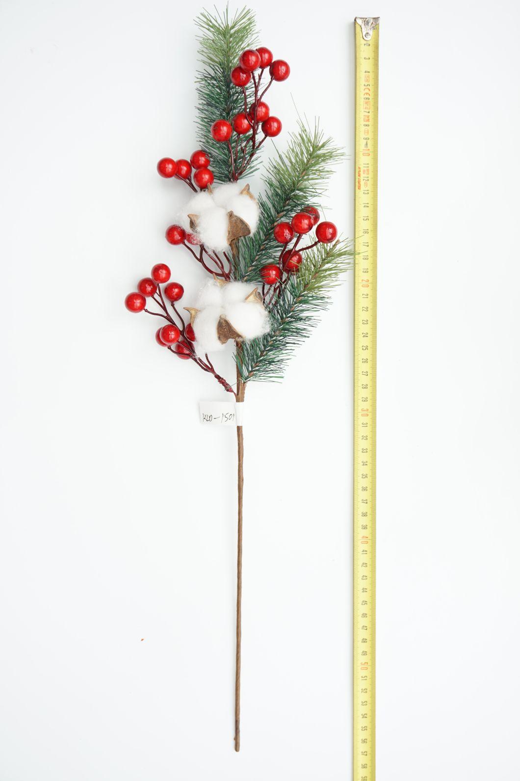 Artificial Red Berries Pick Christmas Halloween Home Party Decoration Fruits