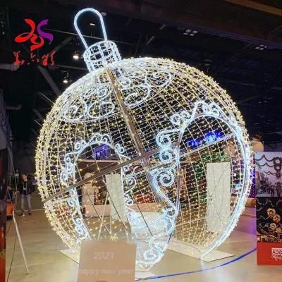 Outdoor Street Holiday Garden Decoration Shopping Mall Arch Ball Motif LED Light