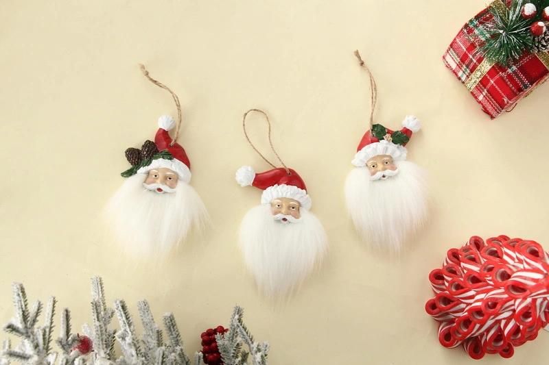 Hot Sale Christmas Resin Material Tree Hanging Ornaments Home Decoration