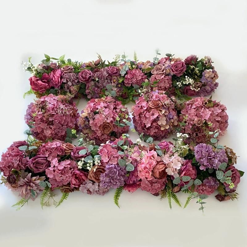 China Factory Customize Artificial Flower Table Runner