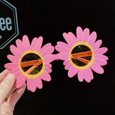 Fashion Sunflower Sunglasses Children Girls Men and Women Kids Holiday Gift Party Supply Glasses