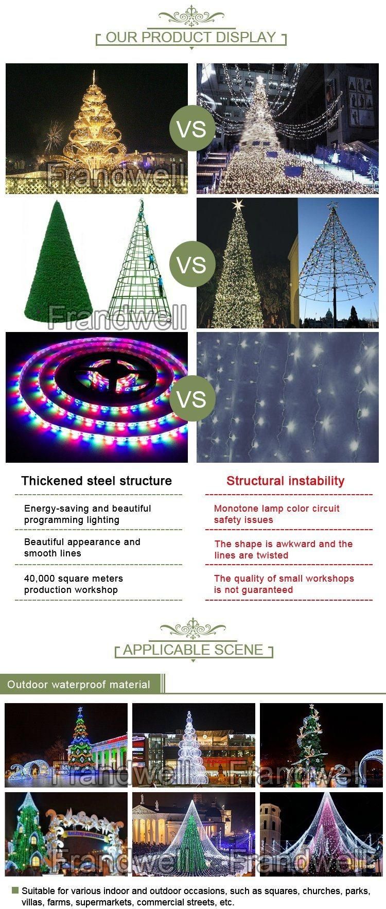 Outdoor Decoration Steel Frame Giant Christmas Tree