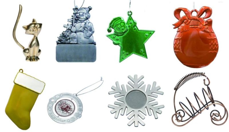 Metal Christmas Hang Ornaments for Christmas Gifts
