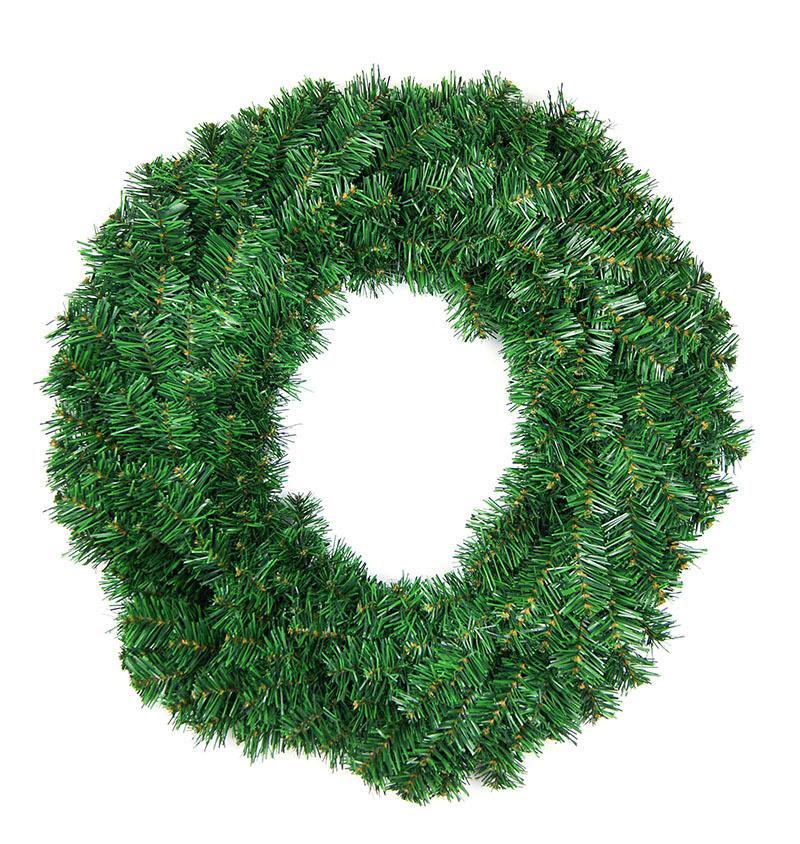 Wreath Artificial Garlands Wreaths White Decoration Tree Xmas Country Green Grass Supplies Decorative &Amp; Christmas Garland