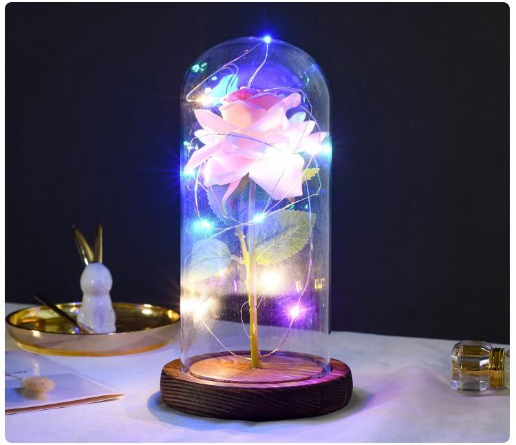 Hot Sale LED Rose Lamp Shade 2022 Valentines Day Boxes Gifts