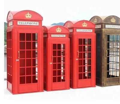 Red Telephone London Classic Phone Booth for Sale