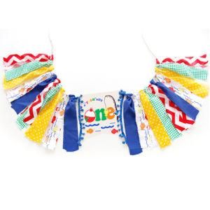Birthday Party Dining Chair Pull Flag Supplies Happy Birthday Banner
