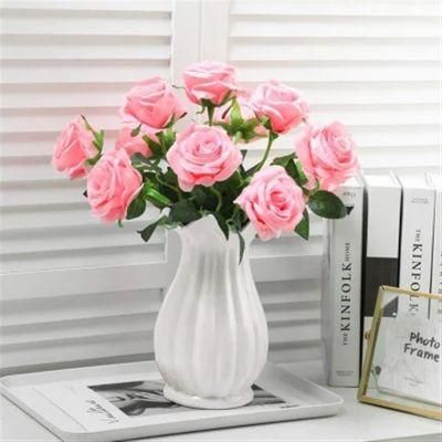 Hot Sale Artificial Home Wedding Decoration Gift Flower with Pot