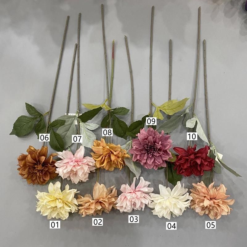 China Artificial Flower Factory Wholesale High Quality Dalia Flower