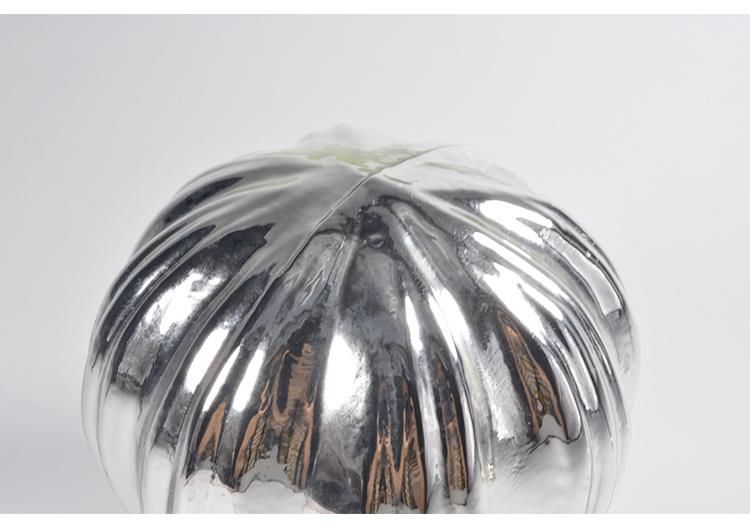 Silver High Borosilicate Christmas Decoration Glass Ball