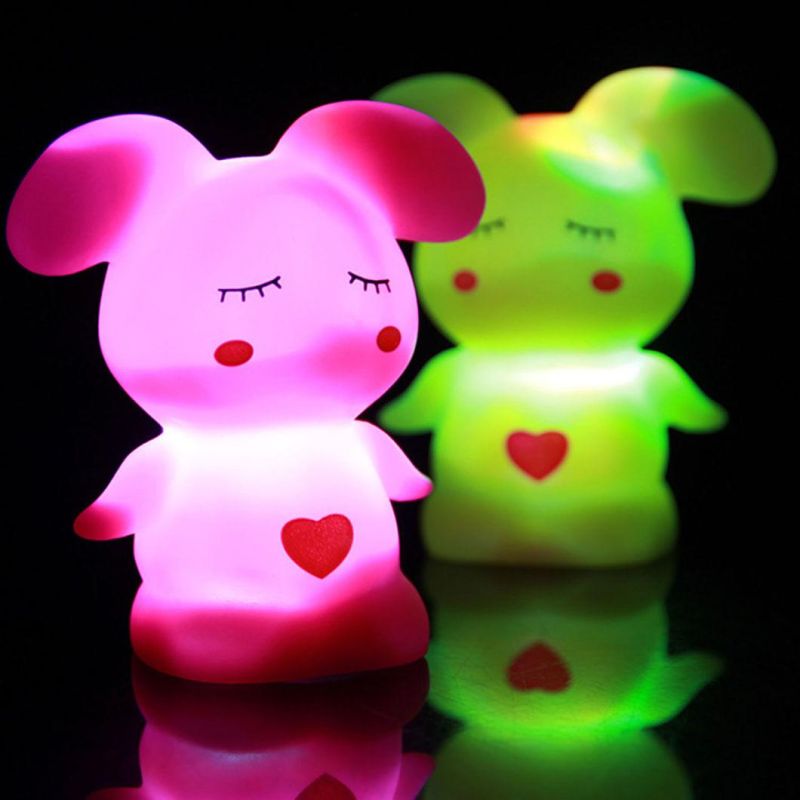 Kids Night Light Silicone Light Rabbit Night Light