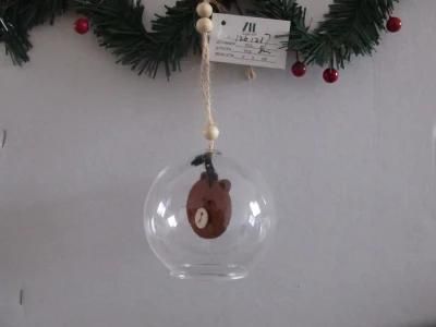 Hanging Glass Wind Chimes Ornaments with Cloth Decoration
