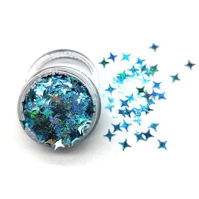 Hot Sale Polyester Confetti Solvent Resistant Rainbow Dots Glitter Flakes for Nail Body